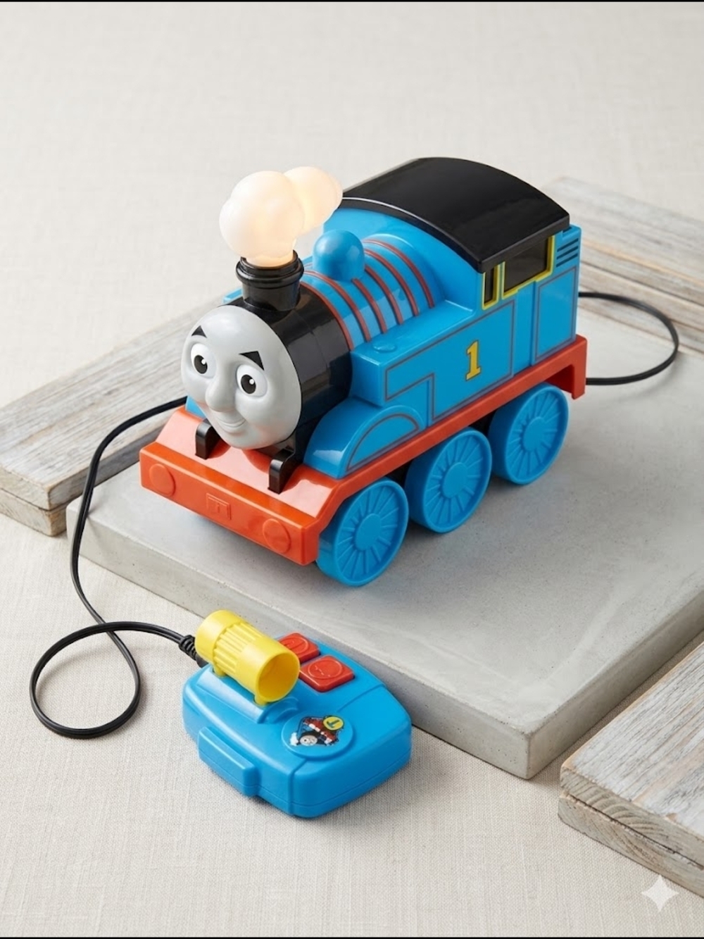 Vintage Thomas & Friends R/C Train with Glowing Smoke Stack